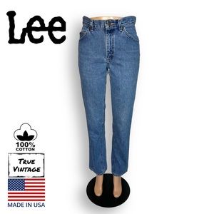VTG 90s Lee 31X32 Straight Leg Jeans 100% Cotton-4